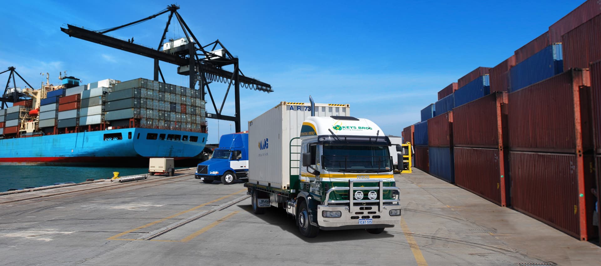 Kbr Truck At Wharf International